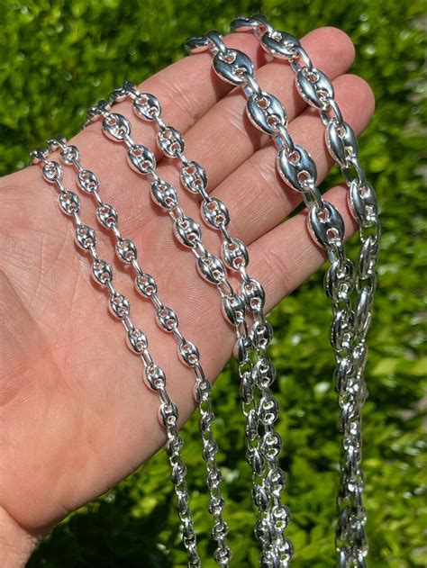 Gucci mariner link chain silver